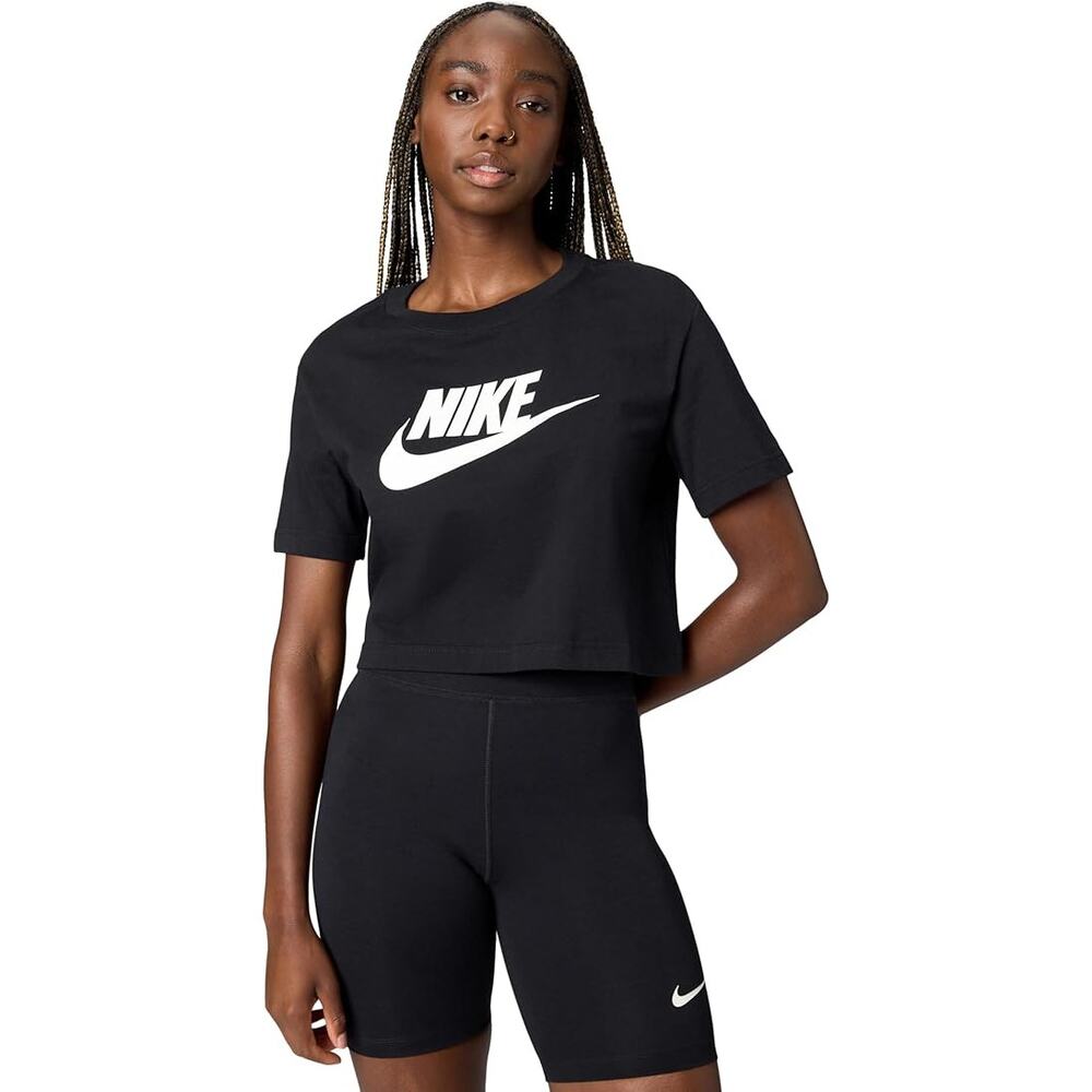 NWT Nike Women's Sportswear Essential Cropped Logo T-Shirt LARGE